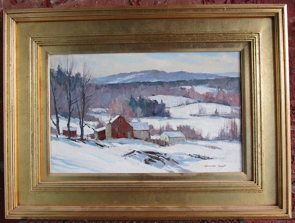 Bernard Corey, Vermont Farm in Winter